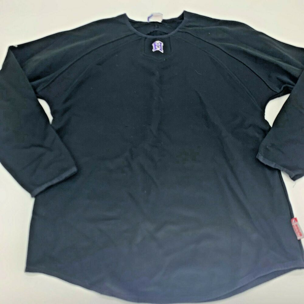 Majestic Black Jersey Purple H Men’s